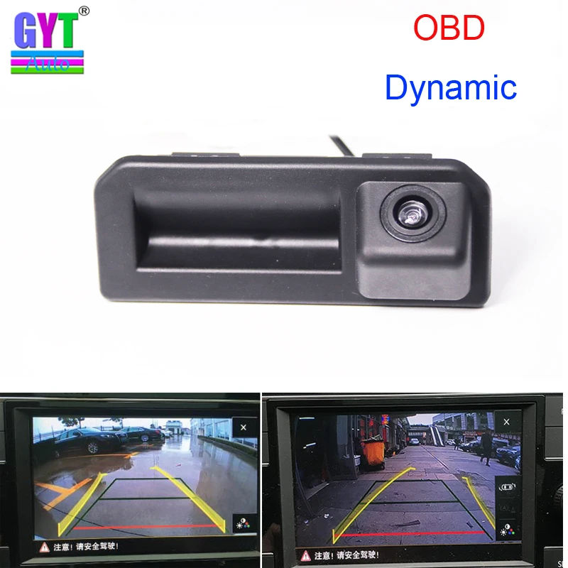 Original Dynamic HD Handle Switch Car Rear View Camera For Audi Q2 Q2L Q5L A5 Skoda Rapid 2020 KODIAQ Polo