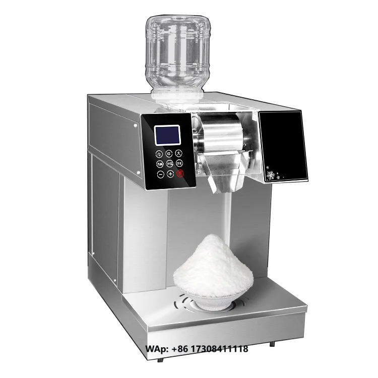 Automatic Snow Ice Shaver 110V 220V Ice Crusher Commercial Korean Bingsu Machine Stainless Steel Electric SY Air Cooling R404a