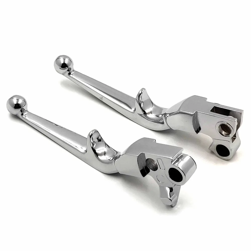 Motorcycle Accessories Brake Clutch Lever For Harley Davidson XL Sportster 883 1200 Softail CHROMED