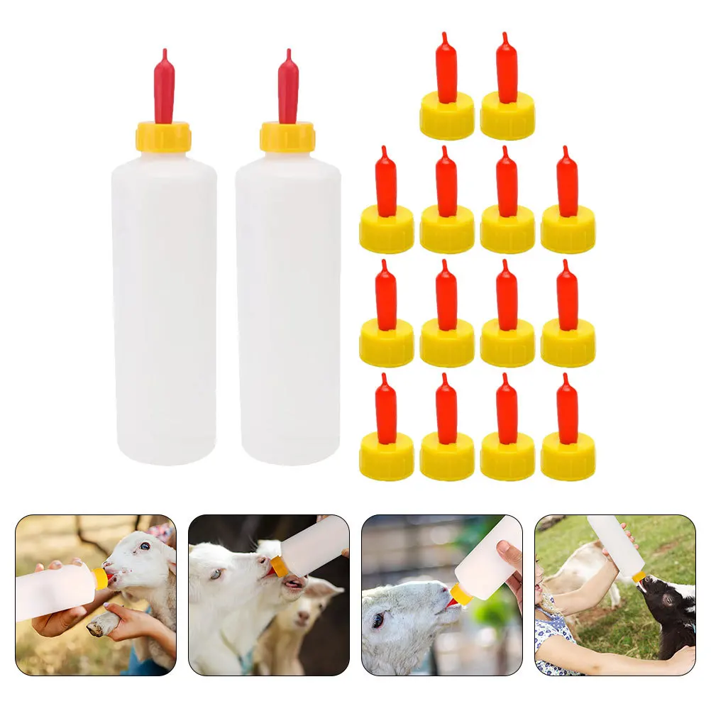 

1 set 1 Set Lamb Milk Bottle Kit For Animal Nursing Feeding Supplies Livestock Bottle Calf Goat Puppy Kitten Feeder Tool