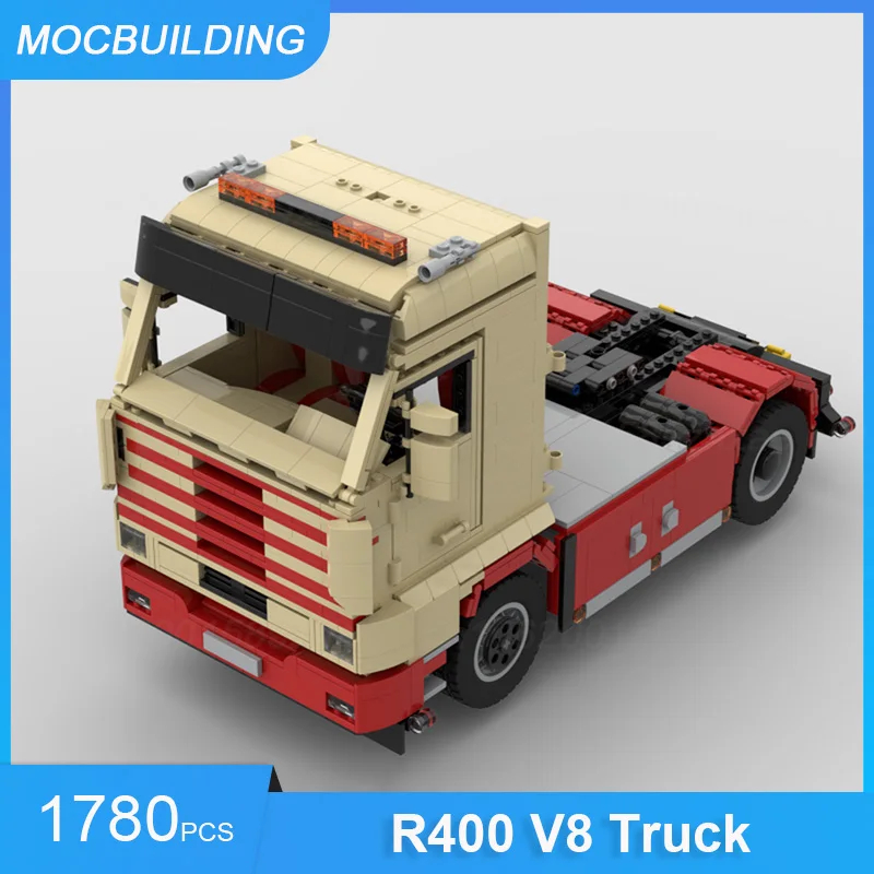 MOC Building Blocks Truck 8x4 Model DIY Assemble Bricks Transportation for Toys Trailers Educational Collect Xmas Gifts 2508PCS