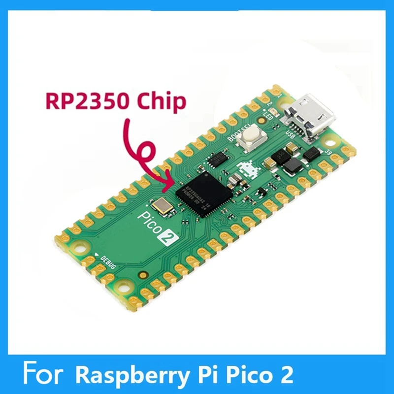 Per Raspberry Pi Pico 2-M Scheda di Sviluppo RP2350 Microcontrollore ARM Cortex-M33 Hazard3 RISC-V Saldatura Spille Intestazione