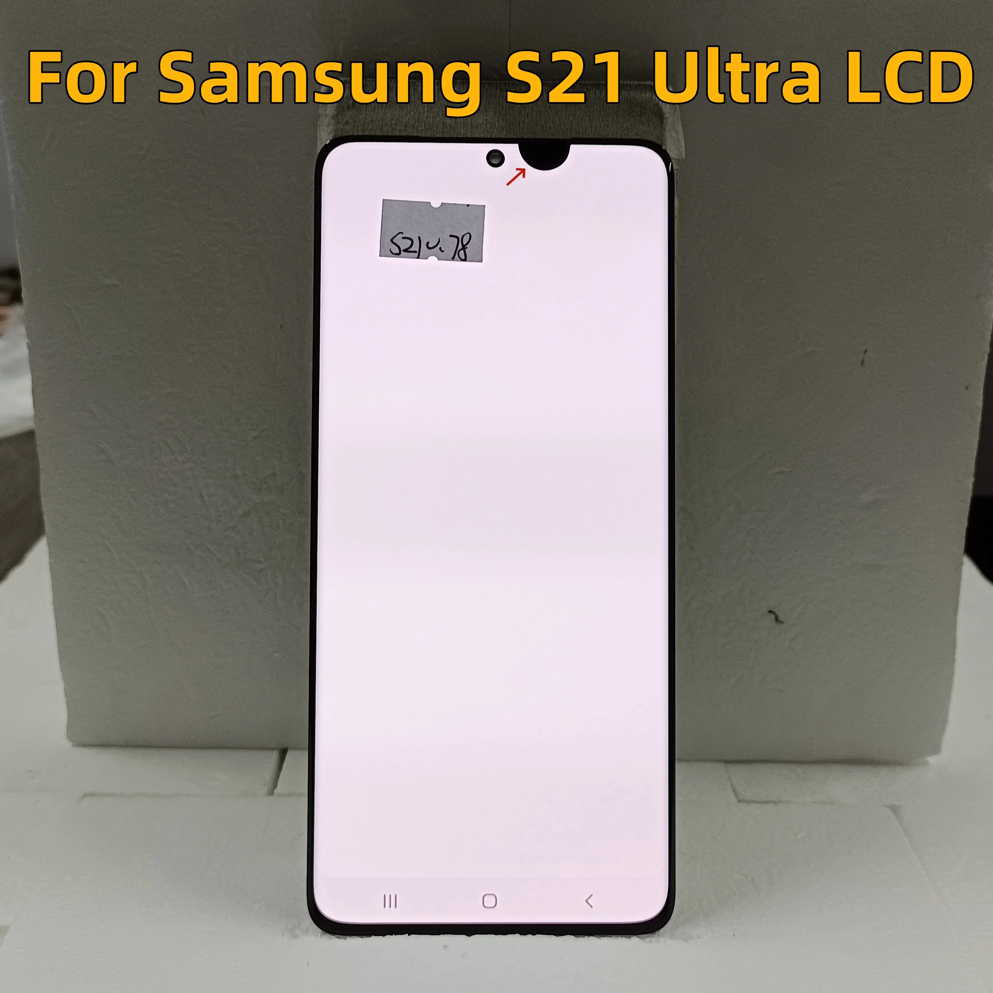 

6.8'' For Samsung Galaxy S21 Ultra 5G G998 G998U G998B G998F/DS Amoled LCD Display Touch Screen Digitizer Assembly . with Dots