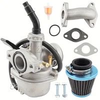 Carburador PZ19 de 19mm con filtro de aire, juego de carburador de motocicleta para TaoTao Baja chino 50cc 70cc 80cc 90cc 110cc 125cc ATV