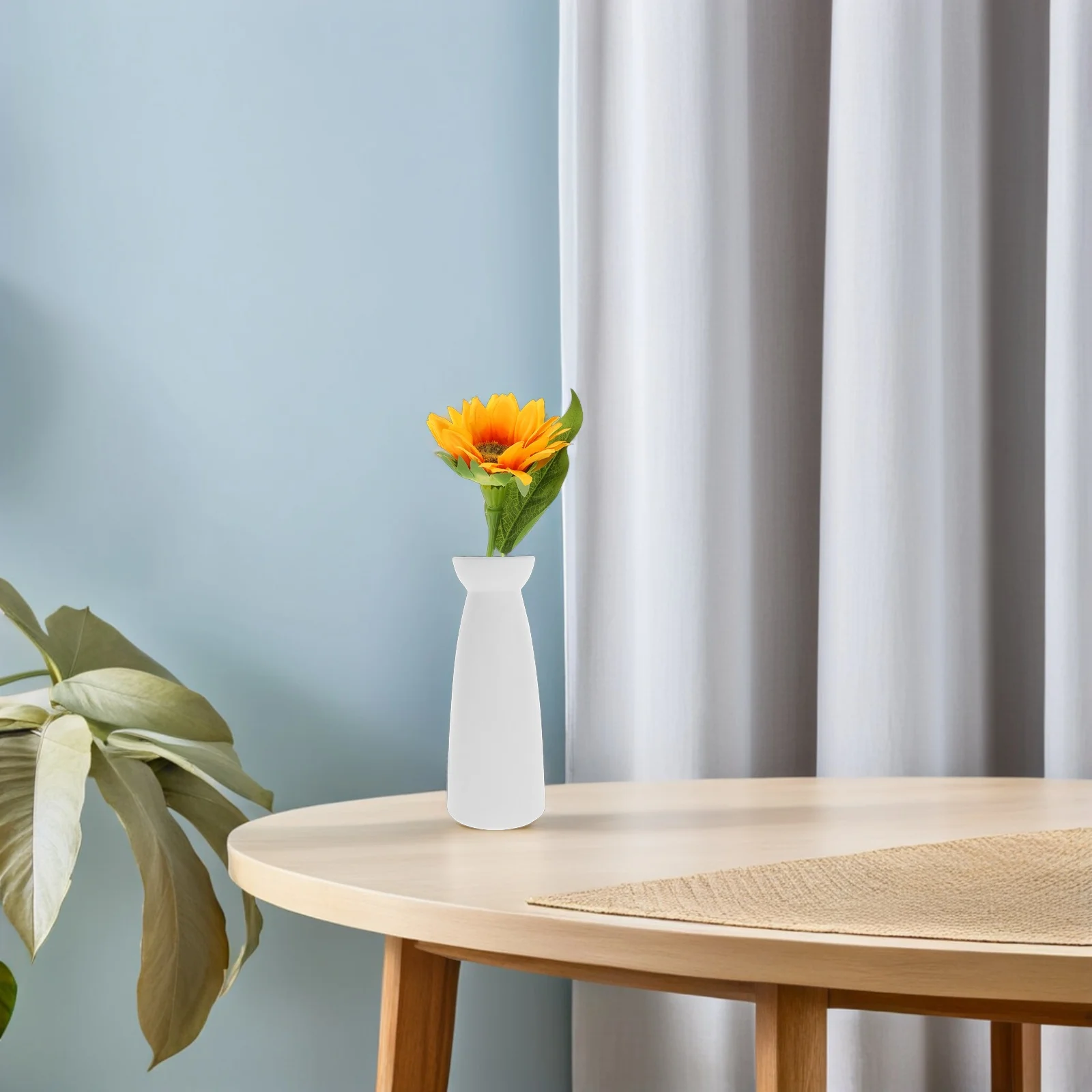 

5pcs Artificial Sunflower Stems Realistic Faux Sunflower Bouquet For Desk Home Office Hotel Decor Wedding Party Spring Floral