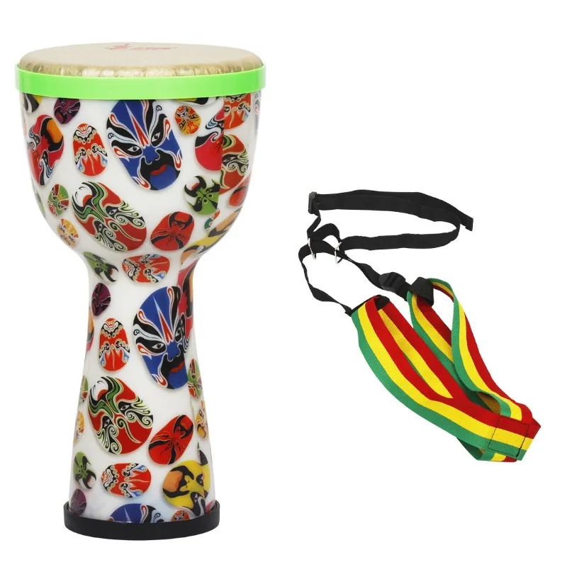 8 Inches Djembe Drum Beginner Practice Children African Drums Professional Portable Hand Drum Musical Percussion Instrument