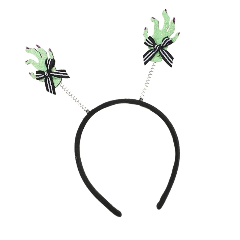 Kids Party Skeleton Headband Halloween Theme Party Hairhoop Role Play Headpieces Dark Series Halloween Skull Hairhoop