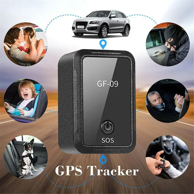 

Car GPS Mini TrackersGF-09 Real Time Tracking Anti Theft Locator Strong Magnetic Device Locator Anti lost Locator Car Accesories