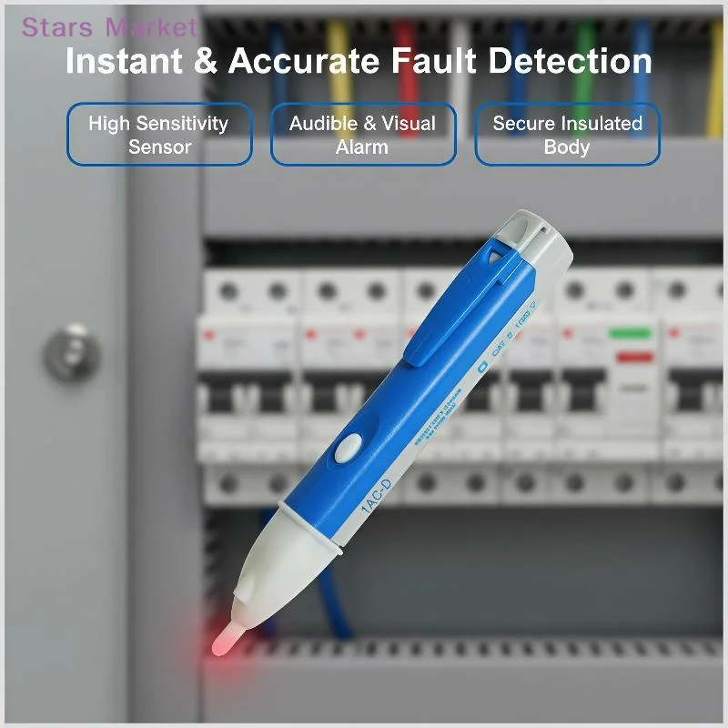 New Non Contact Induction Test Pencil 90 1000V AC Voltage Detector Tester Pen For Electrical Wall Socket Power Outlet LED