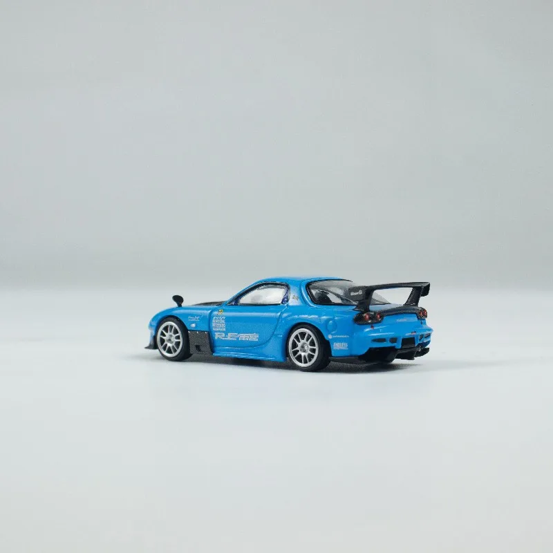 MINIGT 1/64 RX-7 RE 20B Motore a tre rotori Giocattolo in lega Veicolo a motore Pressofuso in metallo Modello Regali