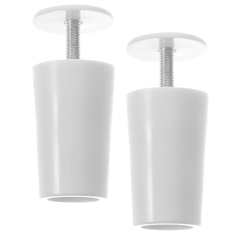 2pcs White Plastic Blind Stoppers Smooth Surface Roller Shutters Repair Parts Aluminum Alloy Compact Design Easy For Home Office