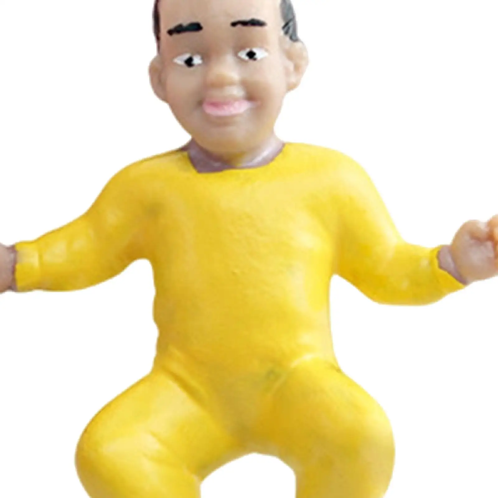 PVC Miniature People Figurines Handpainted Family Diorama Characters Tiny Model Figures for Architectural Layout and Trains