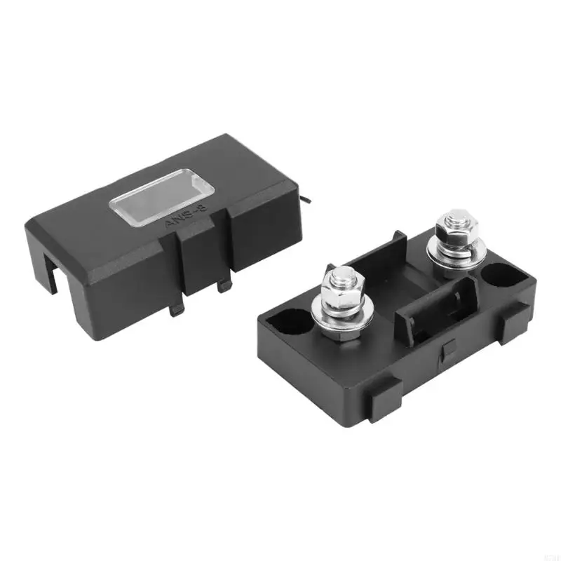 M76E Kfz-Sicherungshalter-Set zum Anschrauben mit 2 Metalllaschen zur Kabelreparatur – Detail 7