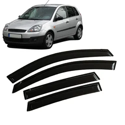 Window Visor for FORD FIESTA 5-DOOR EUROPE HATCHBACK 2002 2003 2004 2005 2006 2007 2008 Wind Deflectors Rain Guards Ventvisor