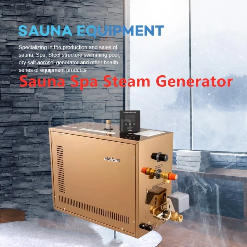 

ChuHan AT-S 12/15/18 кВт домашняя влажная паровая комната генератор паровая ванна бытовая пропариваемая сауна комната паровая ванна сауна машина для спа