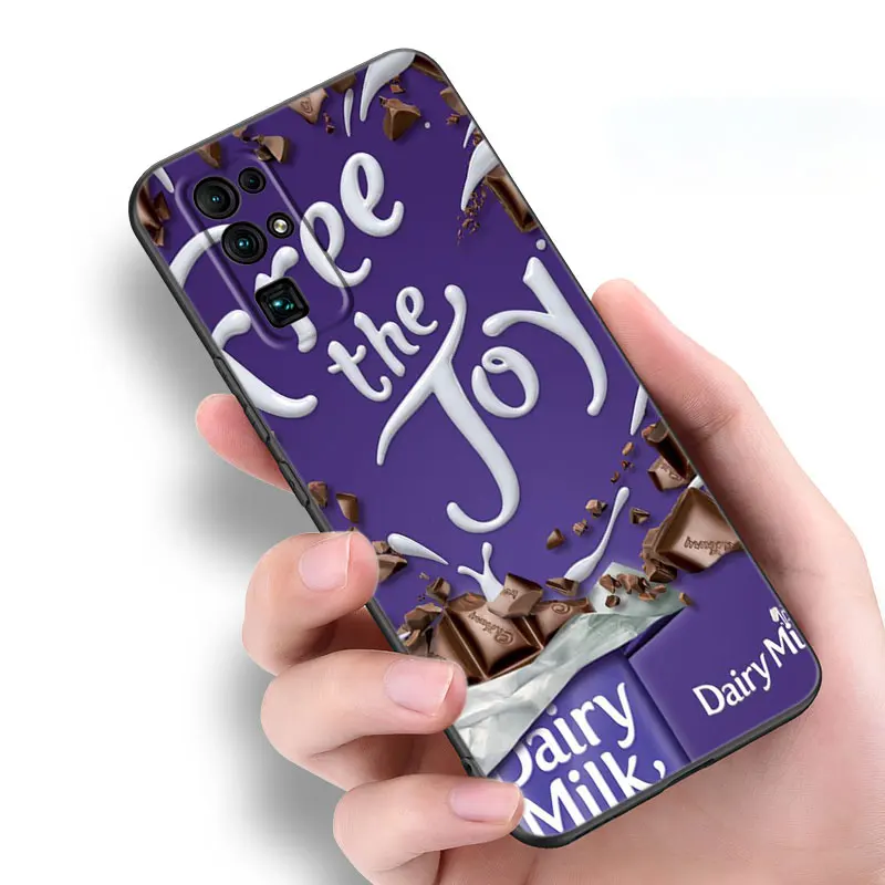 Chocolate Milka Phone Case For Huawei Nova 5T 7 8 9 7i 8i Honor 30S 50 60 70 Mate 10 20 Lite 40 Pro Plus SE Soft TPU Black Cover