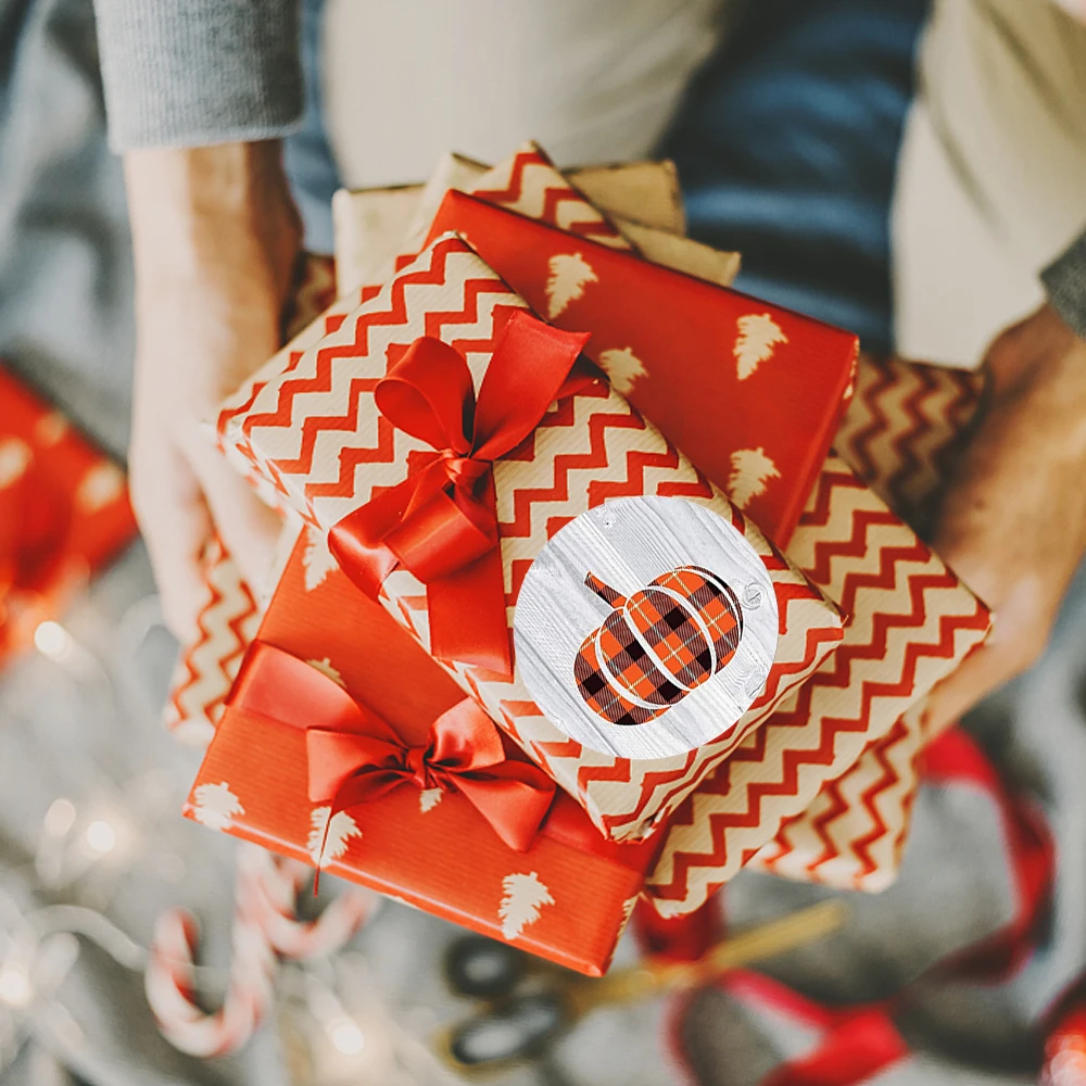 ハロウィーンのドアの形をした粘着ラベル,1インチ,装飾用ラベル,パーティーギフト,ベーキング,DIY,500個