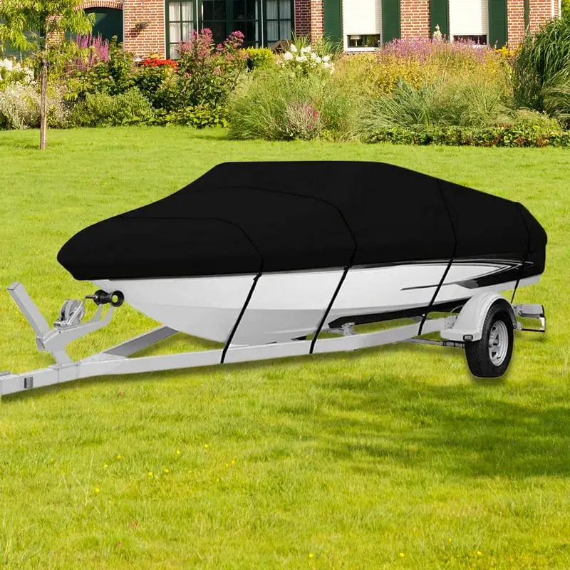 Boat Covers 190T Oxford Cloth Dinghy Cover For Winter Heavy Duty Dinghy Protection Supply Ship Accessories Fishing Marine