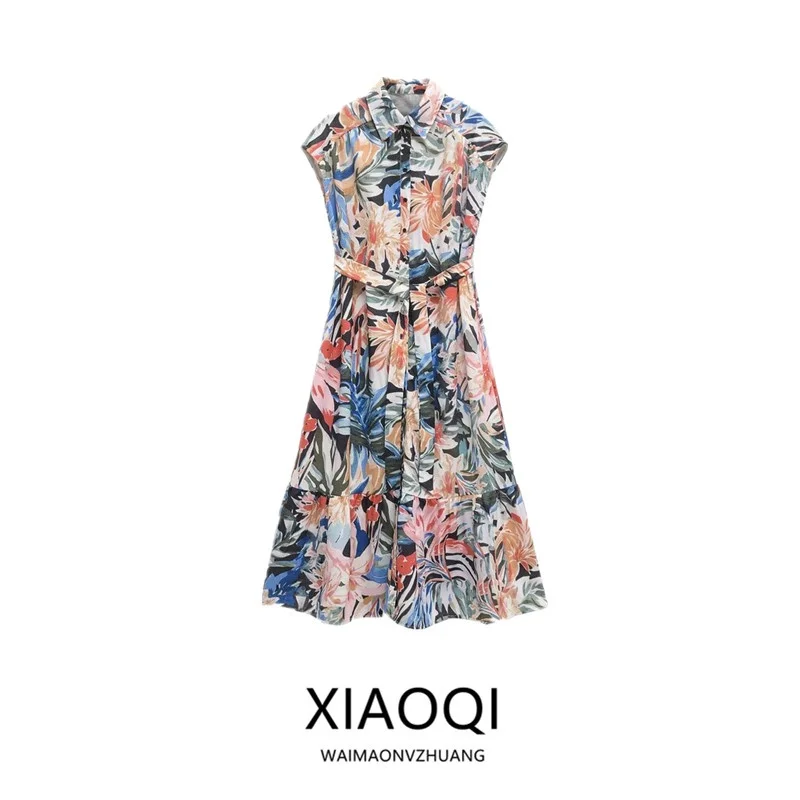 Gonna a portafoglio con cintura aderente in vita lunga da donna estiva irt Sle Altro materiale da indossare in un unico pezzo 00%