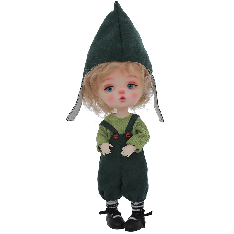 Authentische Shuga Fairy 1/8bjd Herren 18cm Kuma Kuma SD White Biscuits Premium Resin Joint Mini Doll Komplettset Trendy Play Customiz