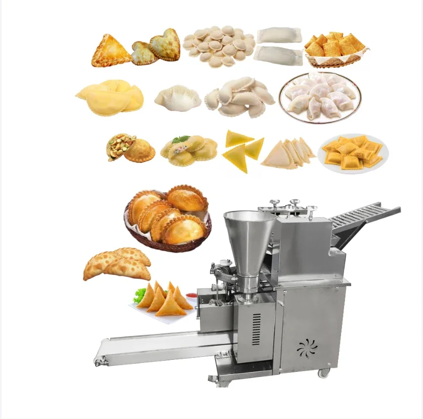 Semi automatic small food dumpling maker production folding empanada manufacturing machines for small businesses ideas at home