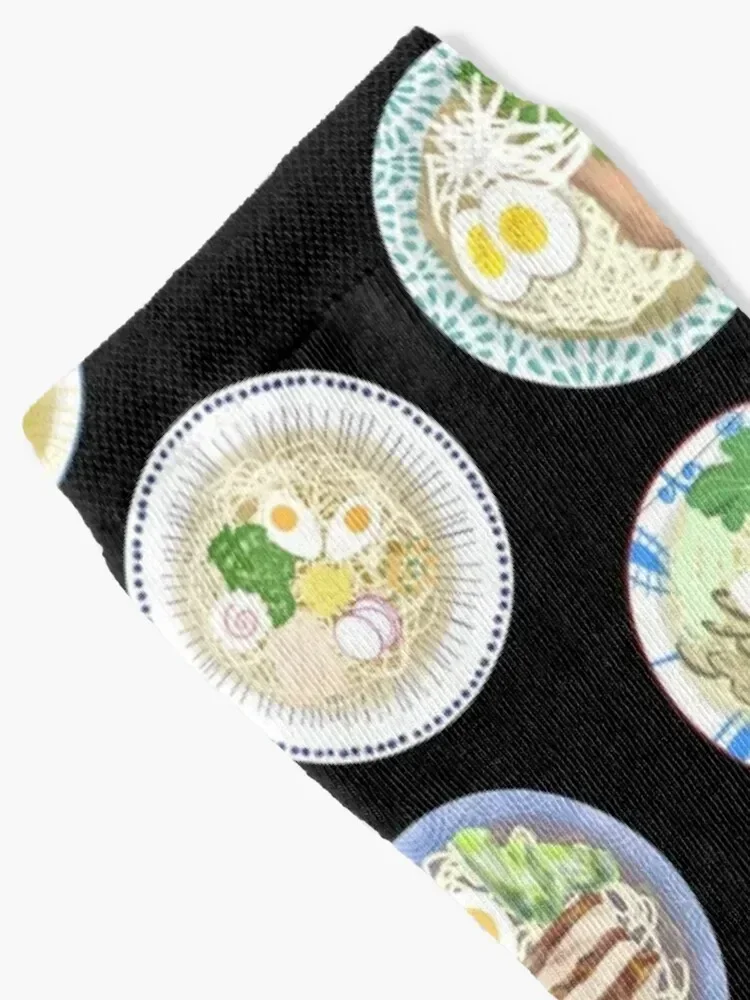 Ramen Noodles Socks christmas gifts Thermal man winter summer gym Socks Man Women's