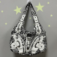 Women Handbags Fashion Leopard Shoulder Bag Large Tote Top-handle Shopping Pack Multifunctional Satchel Lady Hobos Big Purse