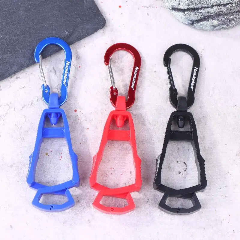 1 Stück Multifunktionaler Anti-Rutsch-Haken Handschuhhalter Clip Schlüssel Sicherheitsklemme Camping Outdoor Handschuhclip Werkzeuge