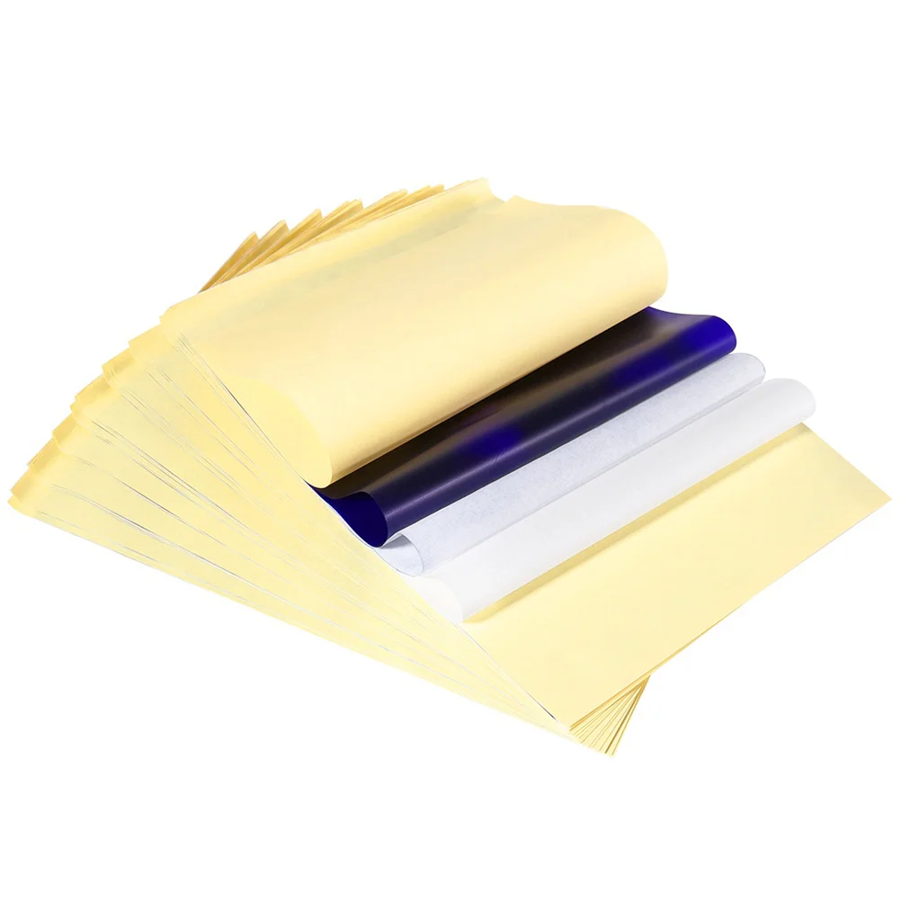 

45 шт., бумага для переноса татуировок, прозрачная, долговечная, сделай сам, безопасная для кожи, для профессиональных начинающих, аксессуары для татуировки, перенос