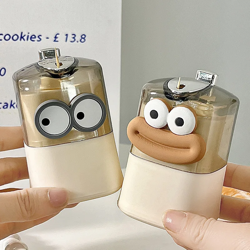 Creative Toothpick Storage Box Automatic Pop-up Toothpick Box Home Living Room Dining Room Push-type Toothpick Holder