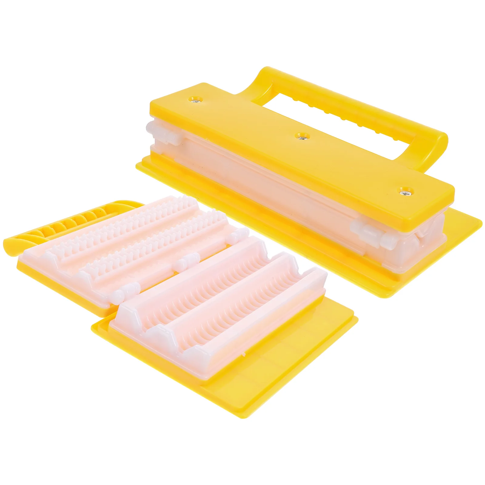 

2pcs Kebabs Maker Machine Abs Material No Tools Required Quick Wear Meat Tool For Outdoor Bbq Kitchen Skewer Gadget Barbecue