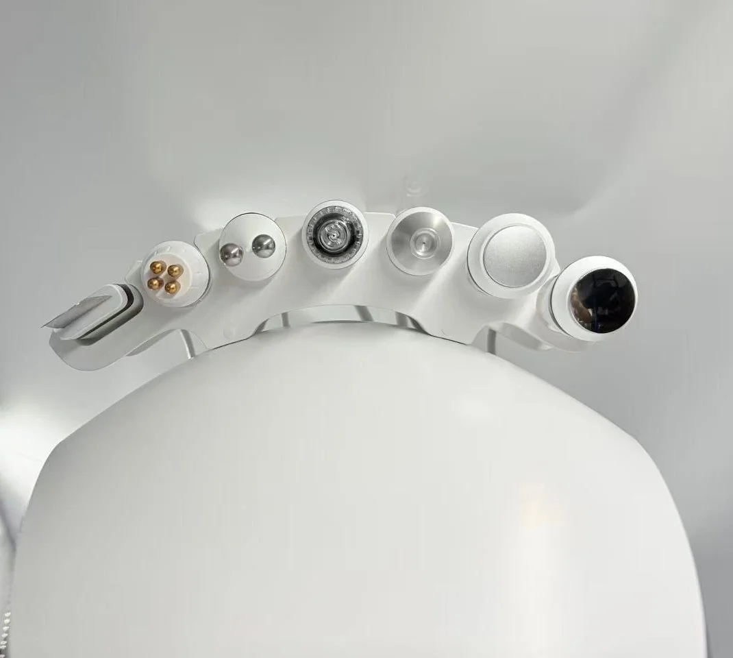 7 IN 1 Intelligent Ice Blue Facial Cleansing Analyzer Multifunctional Diamond Hydrating Skin Microdermabrasion Facial Care