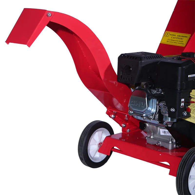 Aoyu Industrial  Branch Crusher Tree Wood Shredder Leaf Garden Shredder 500kg/h Capacity 3.5KW Motor 10mm Feed