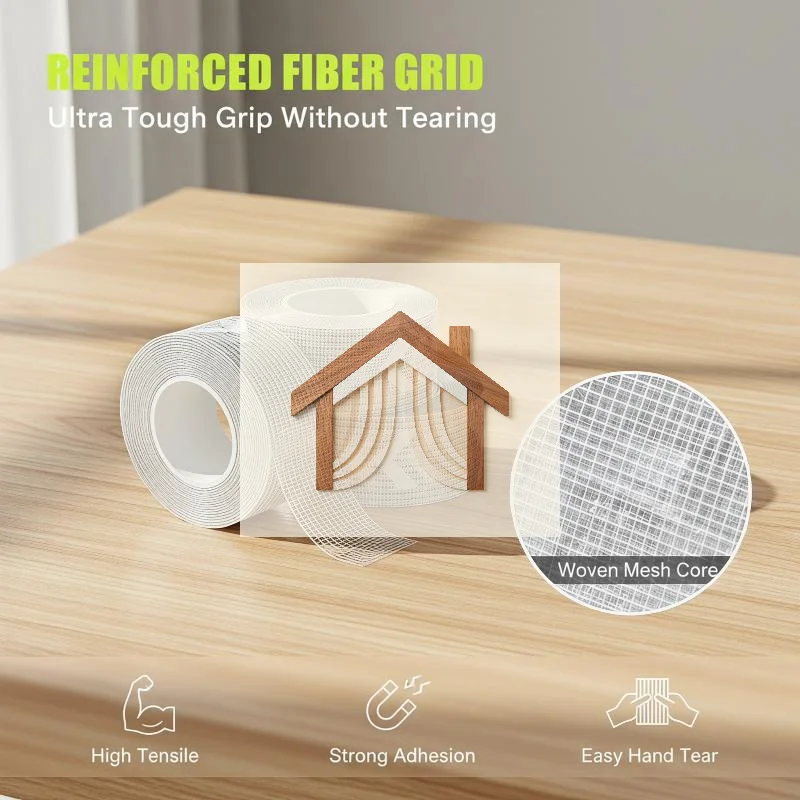Nano Tape 1m Removable Reusable Clear Adhesive Non-Marking Tape for Wall Art Mounting Home Sorting Storage
