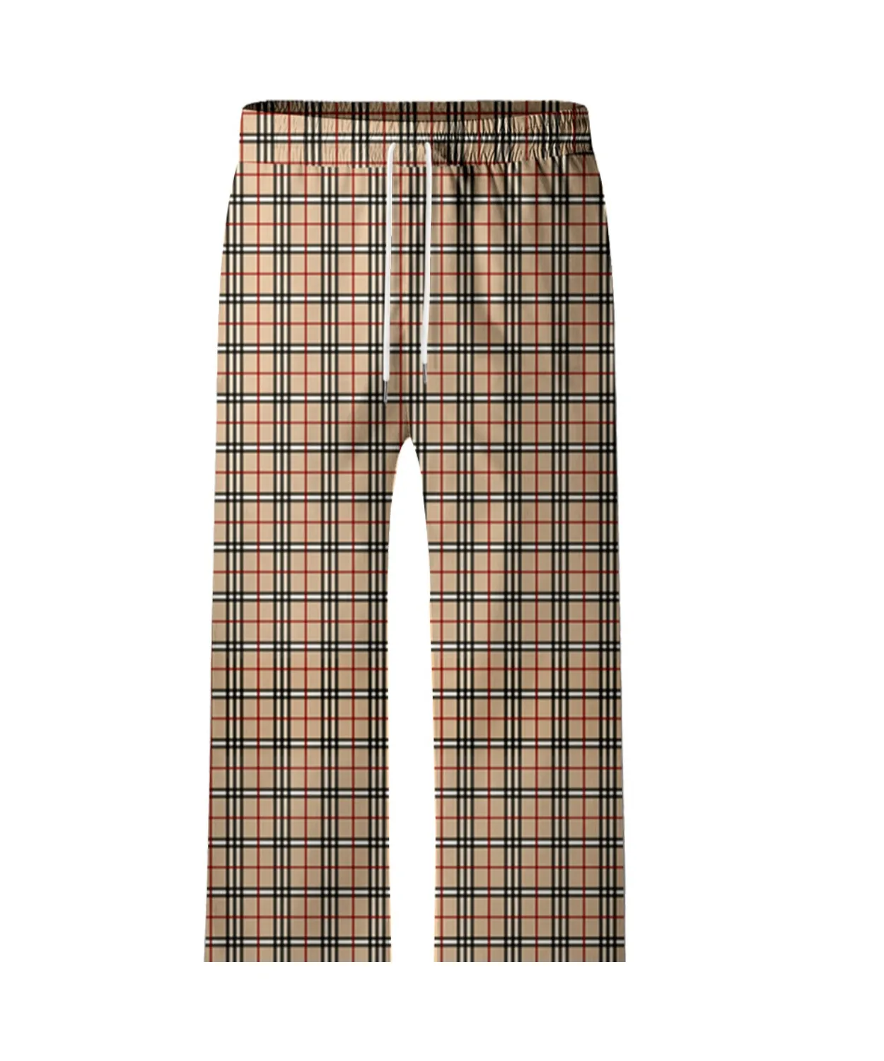 Nieuwe losse casual thuisbroek voor heren Lente en herfst Dunne stijl Huidvriendelijke ijszijde airconditioningbroek