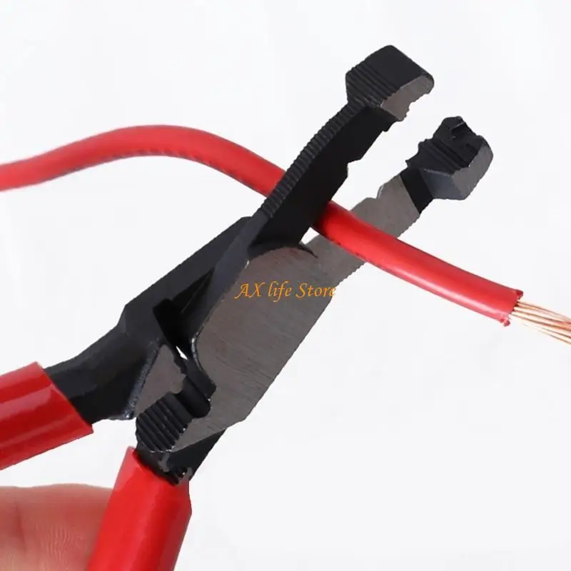 

J2HA Screw Removal Pliers Tool Wire Cutter Wire Crimping Tool Multifuntional Electrician Pliers for Clamping Stripping