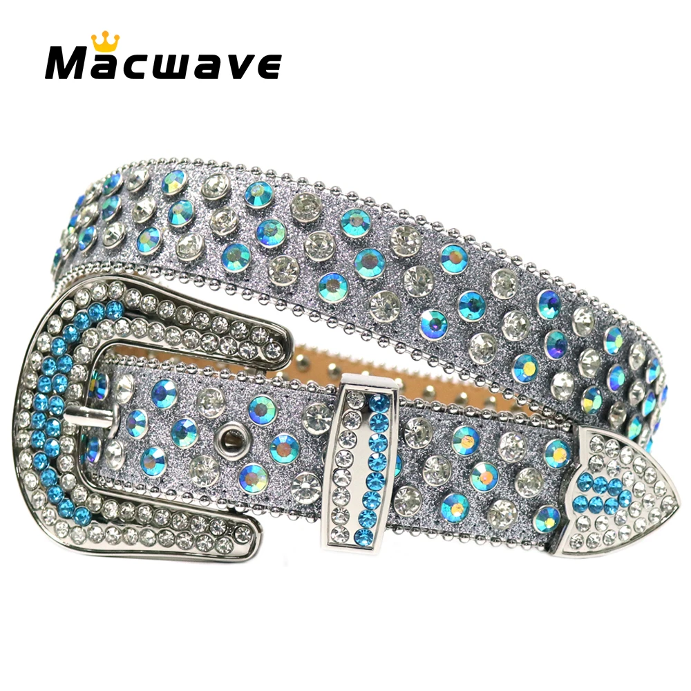 

Luxury Strap Diamond Wide Buckle Belt For Women Men Vintage Rhinestone Belts Top Quality Strap Female For Jeans Cinto De Strass