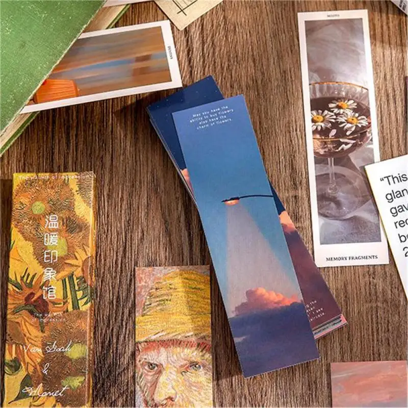 Mr.Paper 4 Ontwerpen 30 stks/zak Ins Stijl Warme Serie Creatieve Hand Account DIY Decor Bladwijzers Briefpapier Student Kantoorbenodigdheden