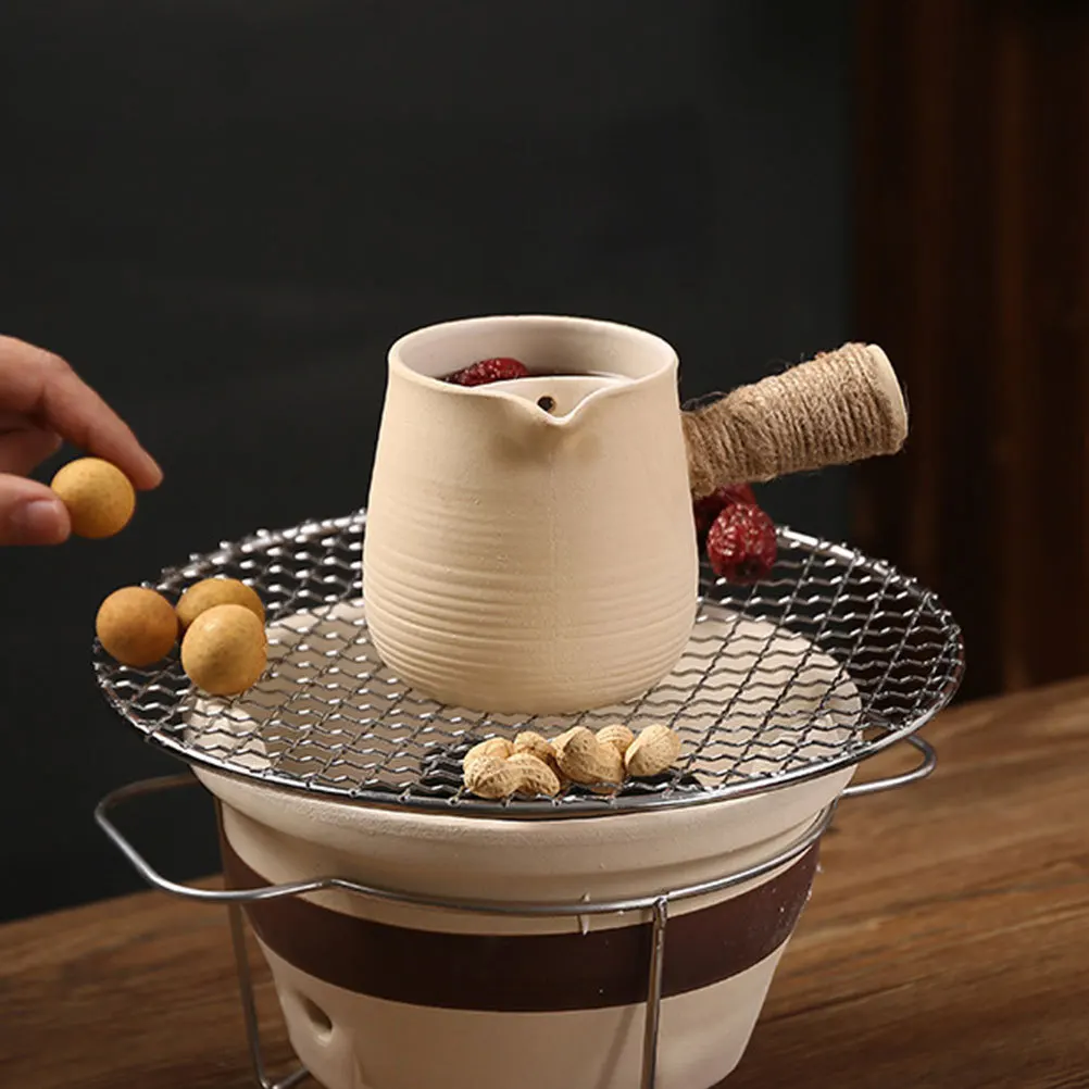 

Household Clay Tea Kettle Small Portable Tea Pot Outdoor Boiling Stove Top Clay Pot for Home Teakettle Kitchen Teapot