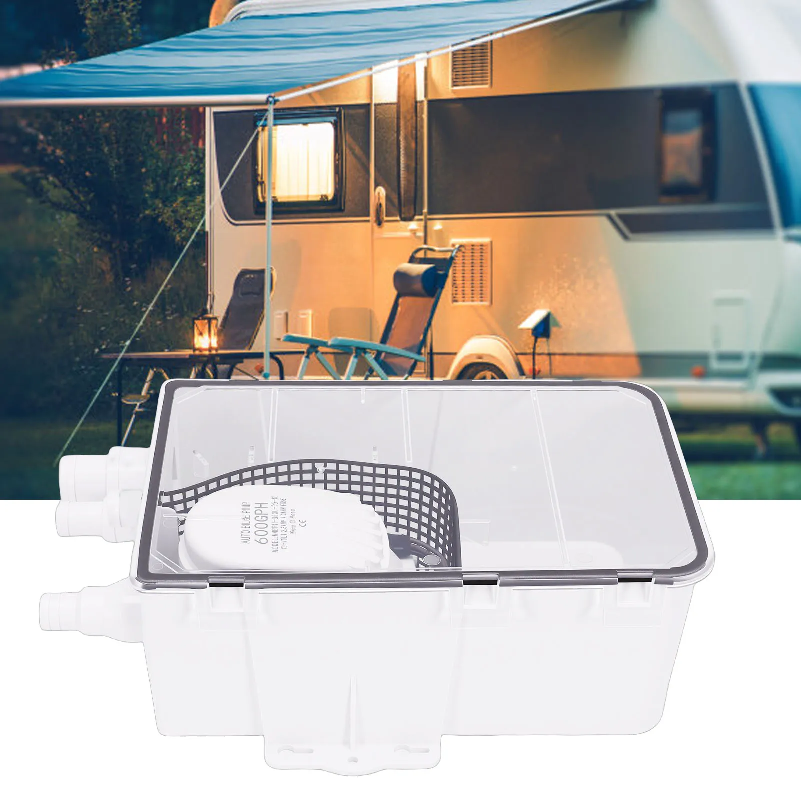 

Система дренажа для морского душа, насос для слива воды, 12В, 600GPH, многопортовый насос для душа, дренажный бокс для лодок и автодомов