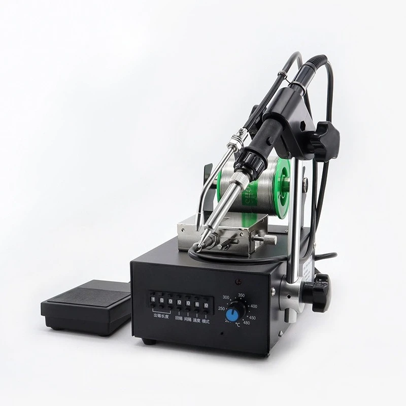 375C automatic manual soldering iron foot stepping hand-held dual-purpose tin feeder factory electronic welding special tools