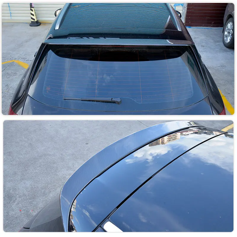 Carbon Fiber Rear Roof Spoiler Wings for Mercedes Benz C Class S205 Wagon Base Sport 2015-2018 Not for AMG Car Rear Spoiler FRP