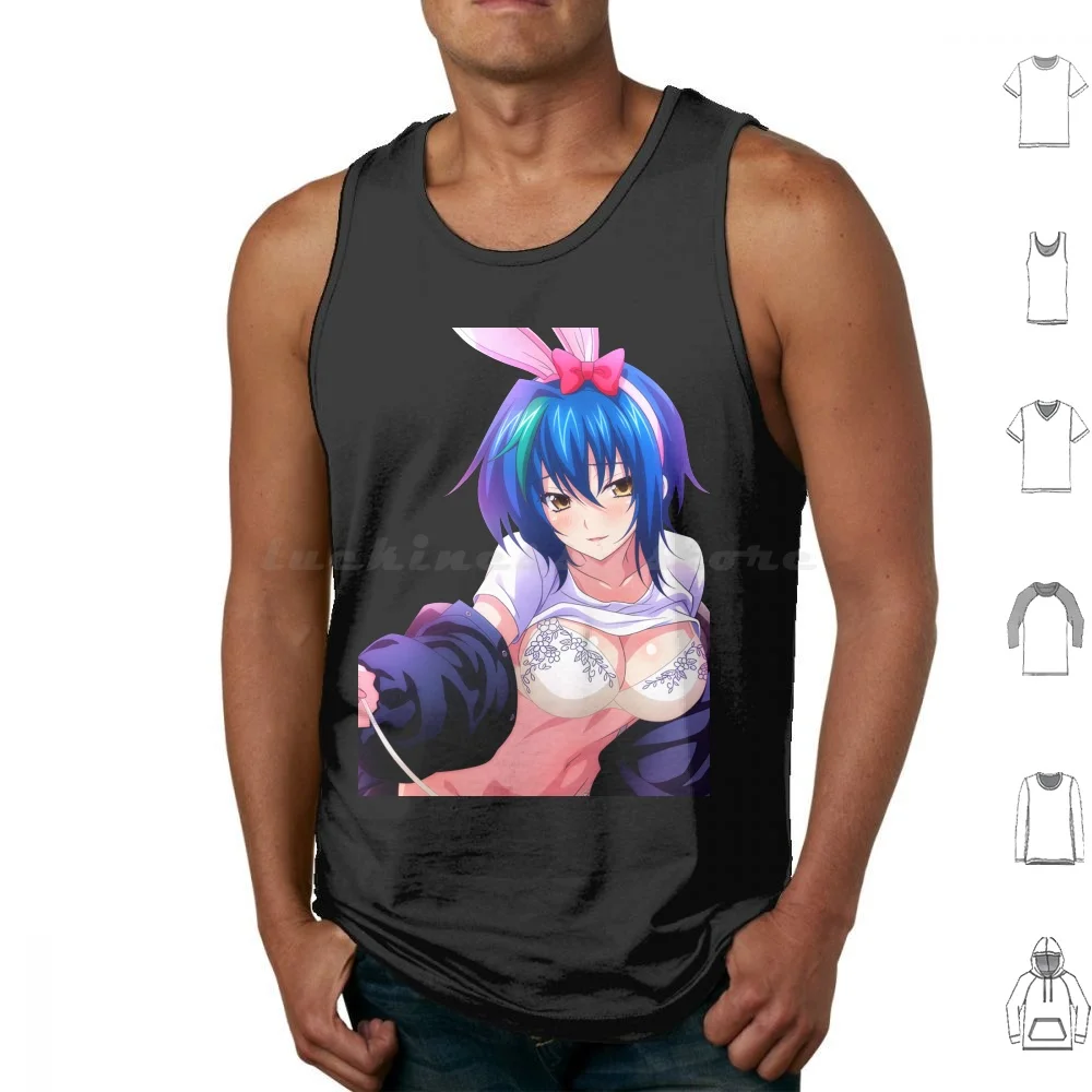 Lewd Xenovia Quarta Hot Boobs Sexy Tits ( High School Dxd Ecchi Hentai Girl ) Tank Tops Vest Sleeveless Xenovia Quarta Waifu