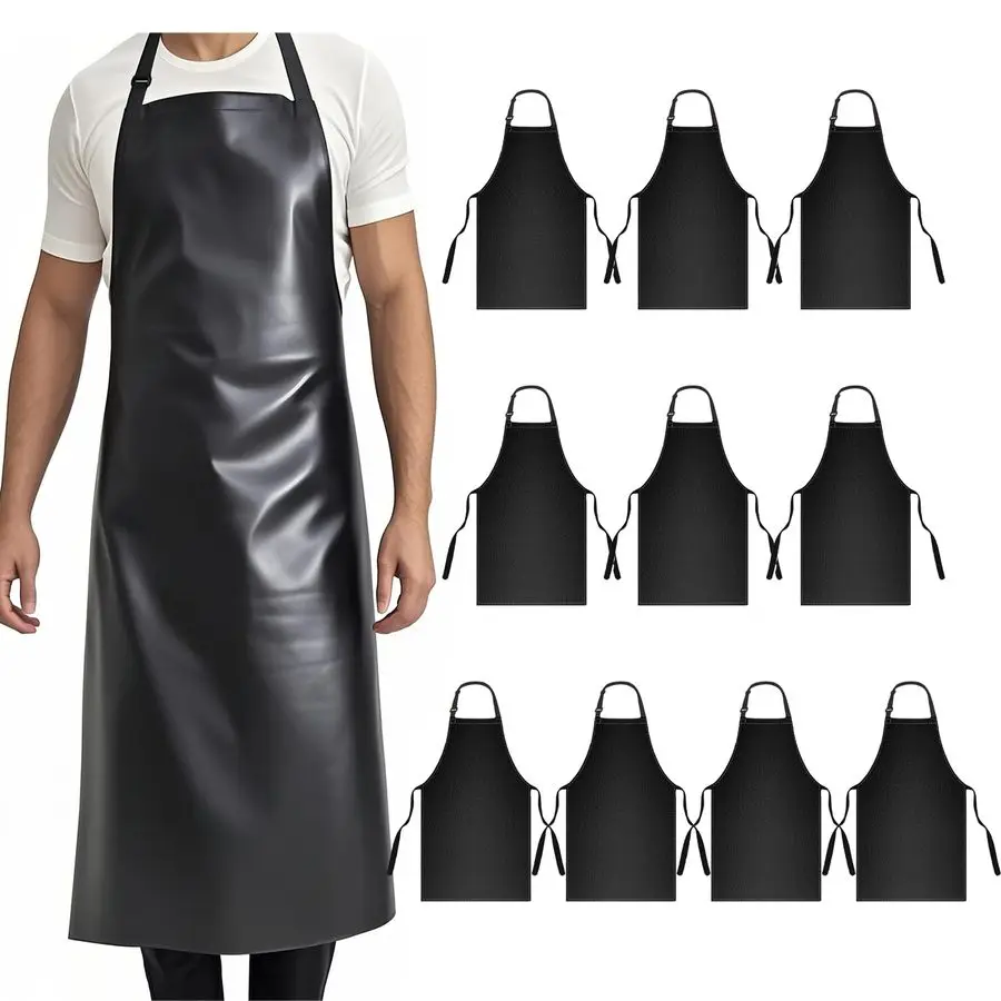 

Прочный водонепроницаемый фартук из химически стойкого резинового винила для промышленного использования, лабораторий, кухни, мясных лавок и гриля 40