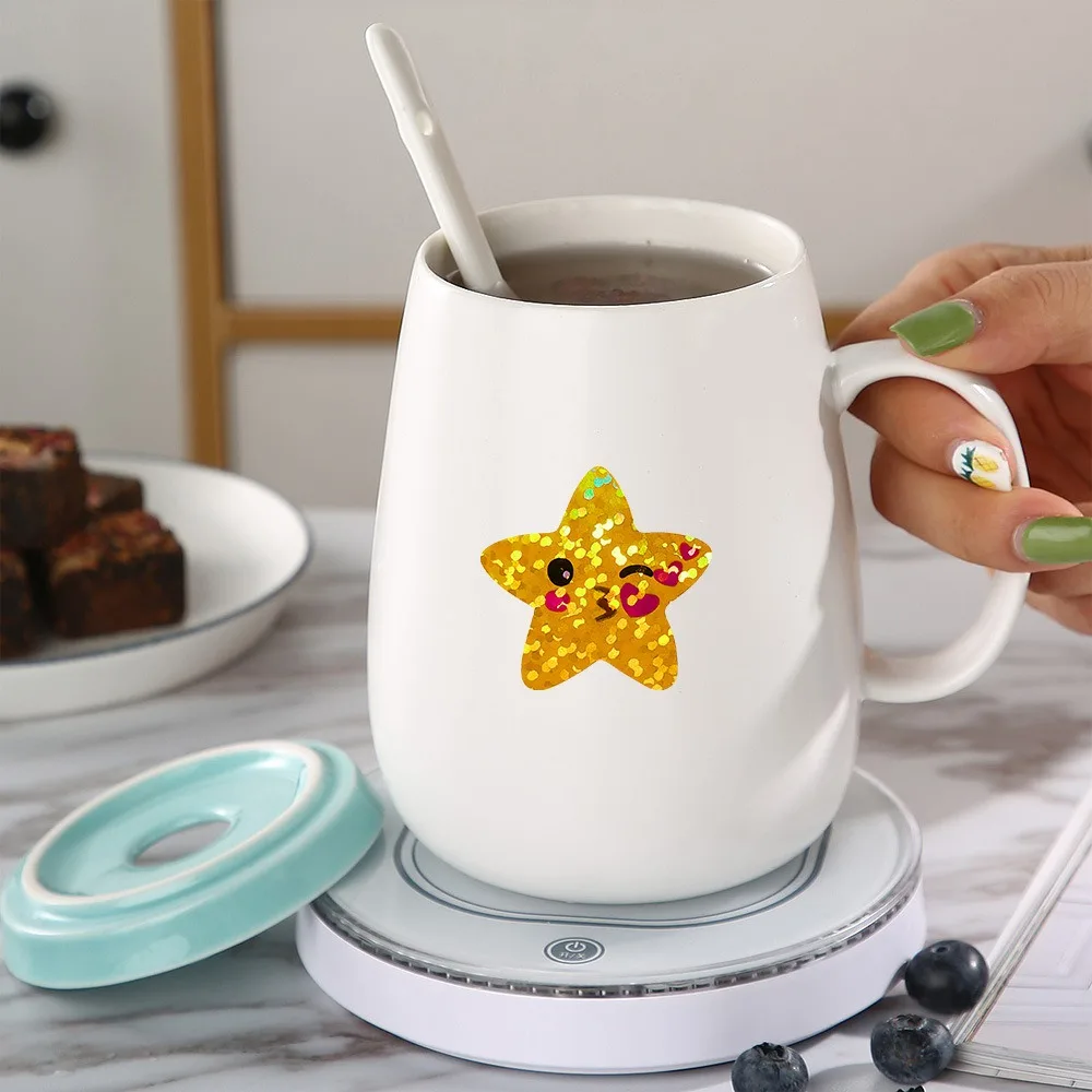 100-500PCS New Star Stickers Cartoon Stickers Small Packaging Roll Pack Rolling Stickers for Children Kids Thank You Lables