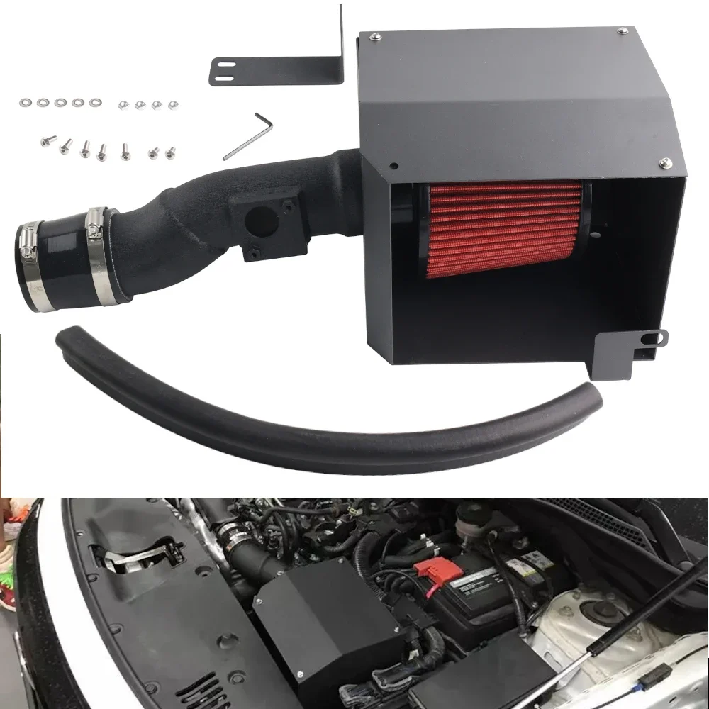 

High Flow Cold Air Intake Kit with Shield for 2016+ Honda Civic 10th Gen 1.5T Cars Accessories