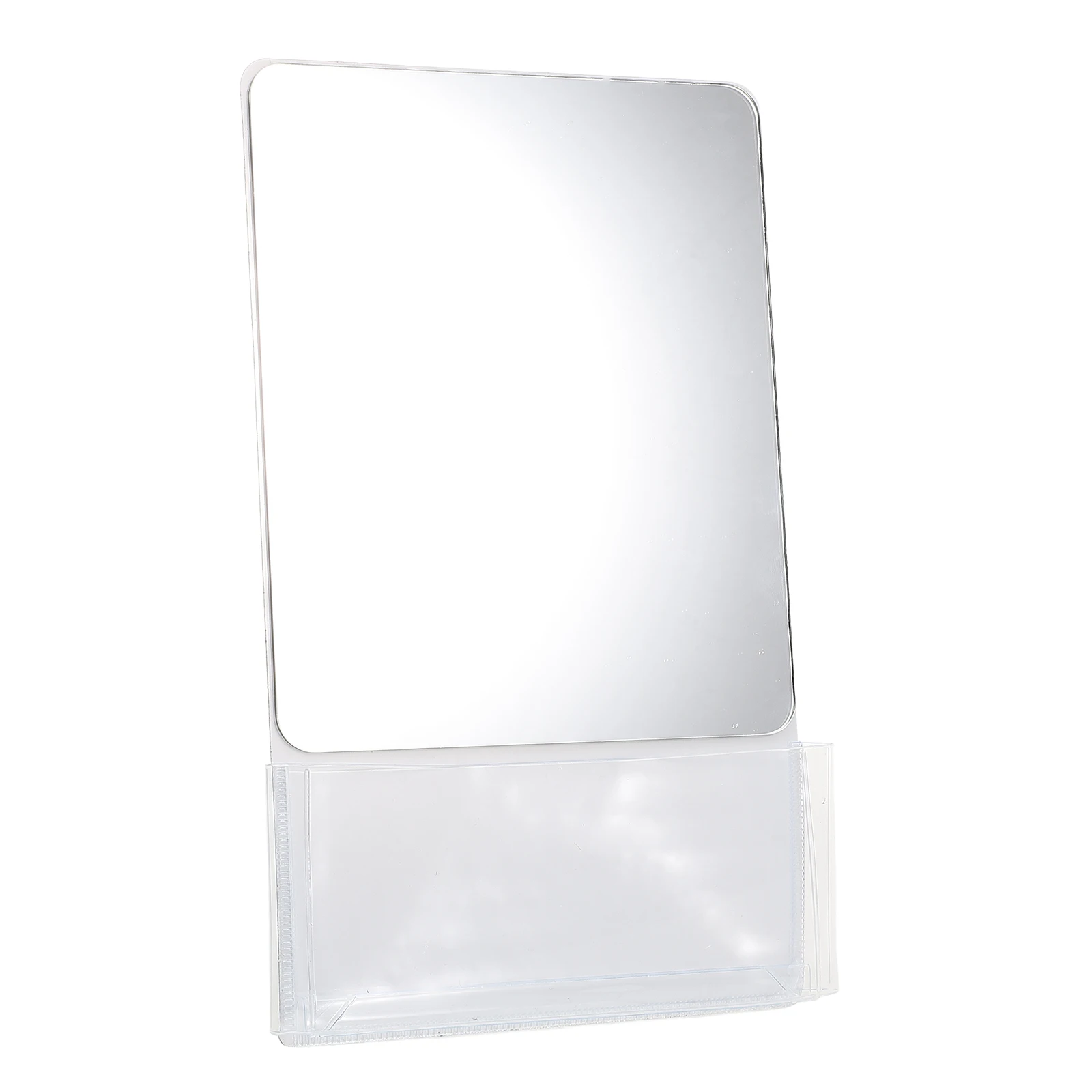 

Soft Magnetic Glass Mirror Vanity Locker for Home Square Makeup Mirrors Plastic