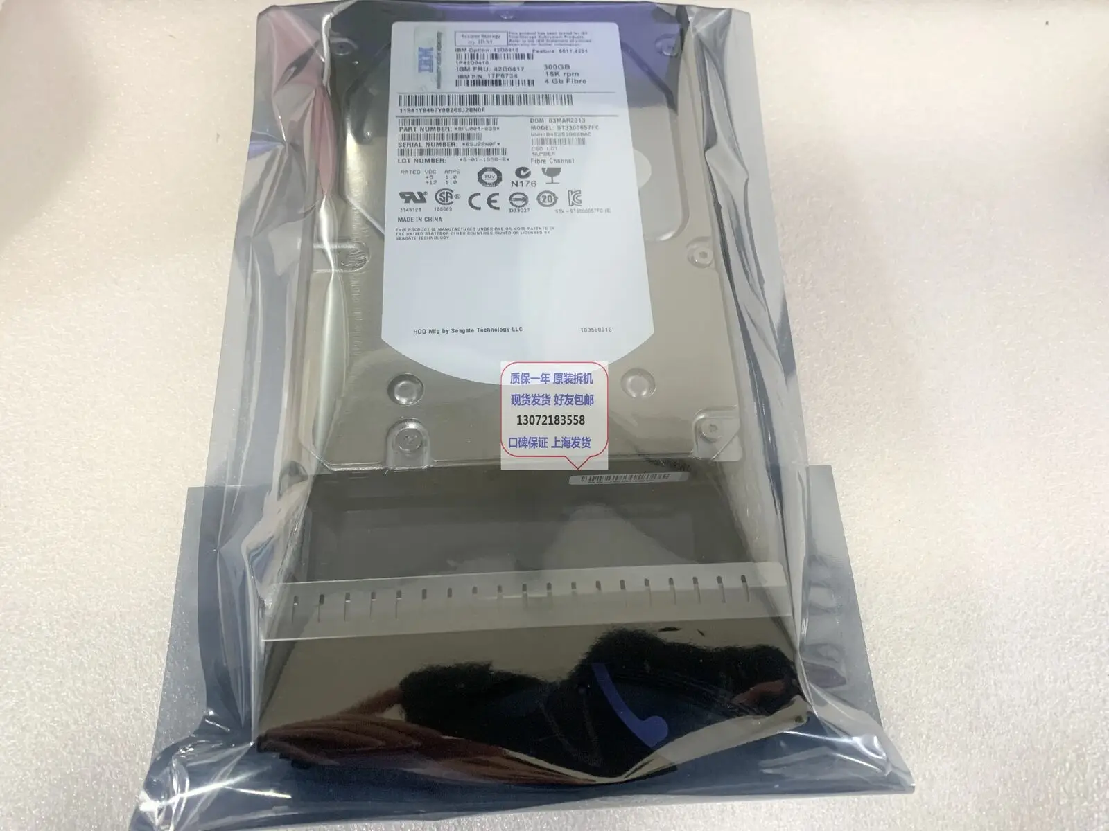 ل IBM 5415 42D0410 42D0417 300G 3.5 بوصة 15K 4GB FC خادم القرص الصلب DS4700