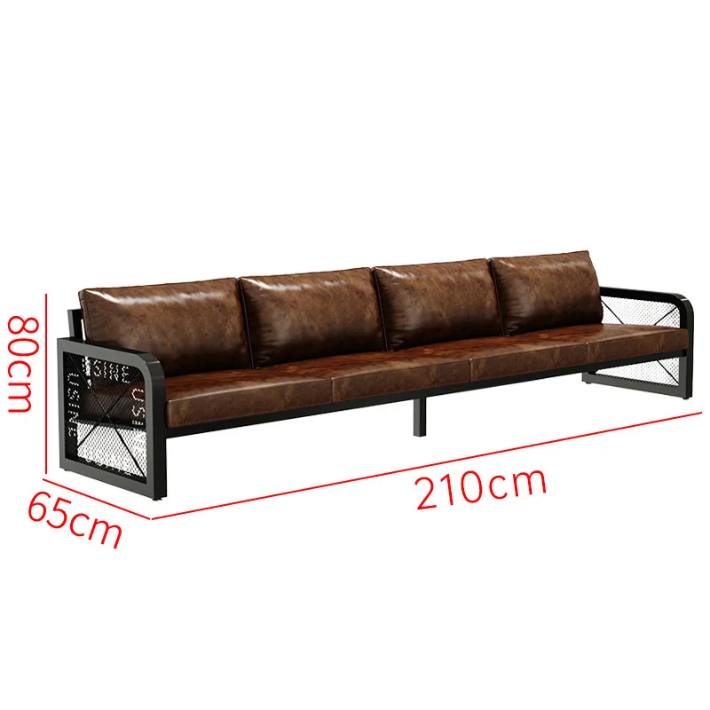 Card seat sofa Industrial wind clear bar Bistro BBQ restaurant Dining bar Coffee Western restaurant Commercial bar Table and cha