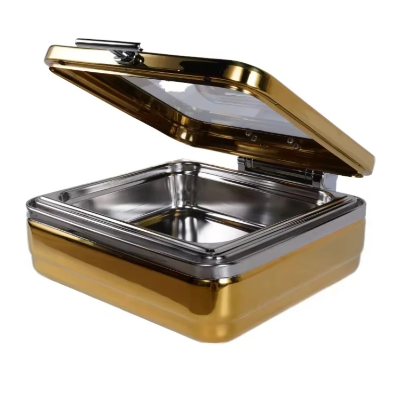 

Stainless steel hydraulic induction hot pot buffet equipment food insulation machine